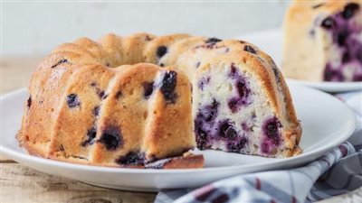 طريقة عمل كيكة البلوبيري لضيافة رمضان|تبني العضلات