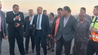 محطة شرم الشيخ للخدمات الأرضية أولى جولات المهندس إبراهيم فوزى 