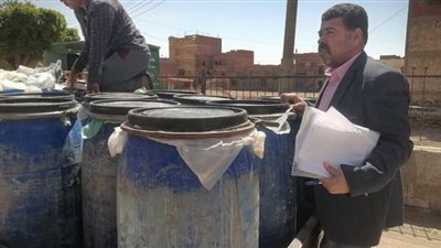 ضبط 2340 كجم ألبان غير صالحة للإستهلاك الآدمي بمطاي 
