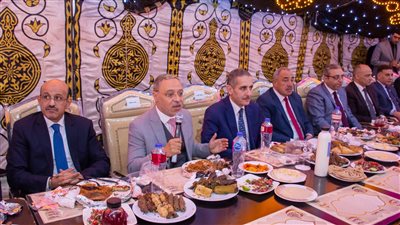 محافظ الغربية يشارك في حفل الإفطار السنوي بجامعة طنطا 