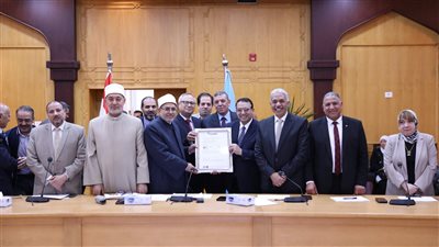 مجلس جامعة الأزهر يشيد بحصول سيد جلال على الأيزو الدولية