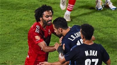 18 إبريل أولى جلسات محاكمة حسين الشحات بتهمة صفع لاعب بيراميدز بالقلم
