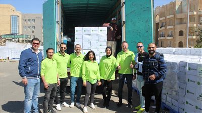  اندرايف شحن تتعاون مع بنك الطعام لتوصيل 200 كرتونة للأسر المحتاجة