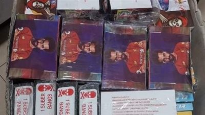 ضبط 10 ألاف قطعة ألعاب نارية بالعاشر من رمضان