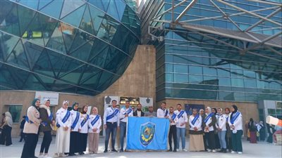 جوالي جامعة دمنهور يتبرعون بالدم لأطفال مستشفى 57357 
