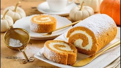 أسهل طريقة لعمل سويسرول القرع بالجبن الكريمي| غنية بمضادات الأكسدة