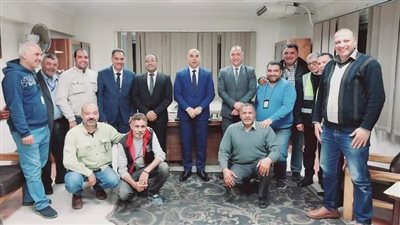 محطة برج العرب ثانى الجولات الرمضانية للمهندس إبراهيم فوزى لمتابعة العمل