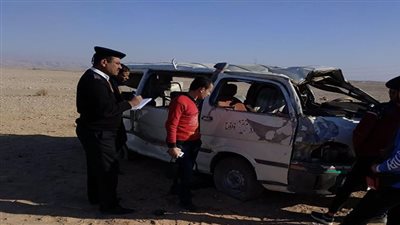 مصرع شخصين وإصابة 9 آخرين في تصادم بالعاشر من رمضان 