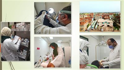 الكشف الطبي وصرف العلاج بالمجان لـ 1952 مريضا بقرية قراجة في الشرقية