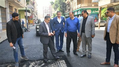 محافظ الغربية يتفقد مشروعات الرصف والتطوير بمركز ومدينة طنطا 