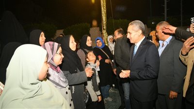 محافظ الغربية يفتتح حديقة الطفل ويكرم الامهات المثاليات بمركز شباب كفر الزيات