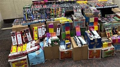 إحباط ترويج 1.2 مليون قطعة ألعاب نارية في الفيوم 