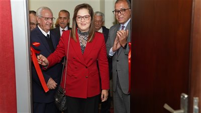 السعيد تفتتح استوديو معهد التخطيط القومي 