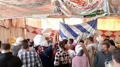 طرح 30 ألف كرتونة غذائية جنوب المنيا