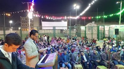 أمسية رمضانية كبرى بمركز شباب العصلوجى 