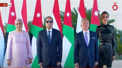 شاهد.. لحظة وصول الرئيس السيسي العاصمة الأردنية عمان