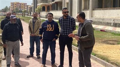 رئيس جهاز مدينة دمياط الجديدة يتفقد مشروعات دار مصر وجنة بالحي السادس
