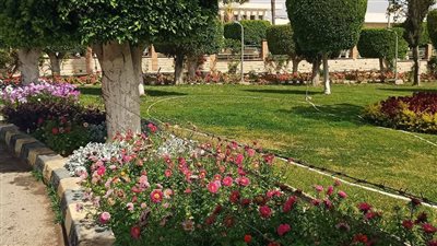 رئيس جهاز العاشر من رمضان يتابع تجهيز حديقة الكفراوي قبل عيد الفطر