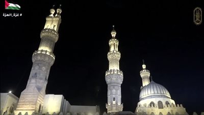 بث مباشر.. صلاة العشاء والتراويح بالجامع الأزهر الليلة الـ 25 من رمضان