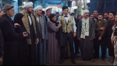 مسلسل محارب الحلقة 24| عنتر يتلقى علقه موت فى ليلة زفافه