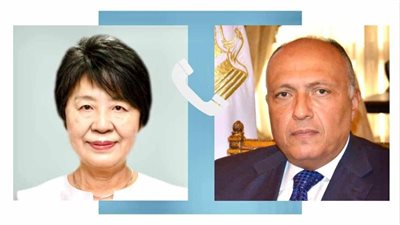 وزير الخارجية يتلقي اتصالًا من نظيرته اليابانية.. تفاصيل