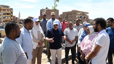 محافظ أسوان يتفقد المرحلة الثانية من مشروع تطوير منطقة الطابية التاريخية الأثرية