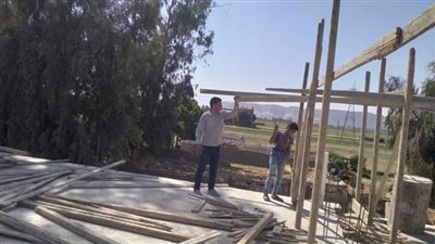 حملة لرفع المخلفات وإزالة التعديات بنطاق مركز دشنا بقنا 