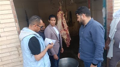 ضبط 42 كيلو لحوم وكبده غير صالحة للاستهلاك بالفيوم 