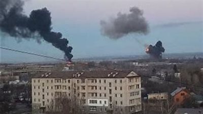قصف روسي لمواقع أوكرانية لإنتاج المسيرات وقطارا محملا بالذخيرة