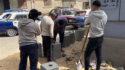 محافظ الغربية يتابع أعمال رصف و تطوير شارع النحاس بطنطا