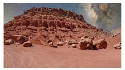 ناسا ترصد آلاف الصخور البيضاء على سطح المريخ