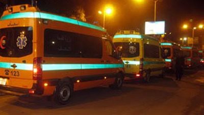 11 مصابًا في حادث إنقلاب ميكروباص على طريق الخارجة أسيوط