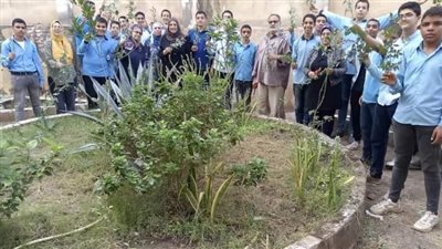 استلام وتوزيع وزراعة الأشجار بمدارس الغربية ضمن مبادرة 100 مليون شجرة
