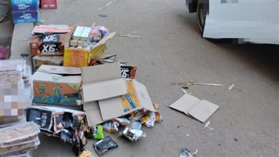 ضبط 18279 عبوة مواد غذائية منتهية الصلاحية بالبحيرة 