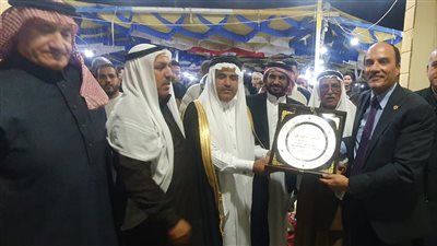تكريم رئيس جامعة العريش من عواقل وشيوخ سيناء