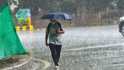 أمطار غزيرة تضرب البحيرة والأرصاد: تصل القاهرة في المساء (فيديو)