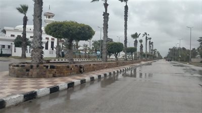 أمطار ورياح شديدة على الدقهلية