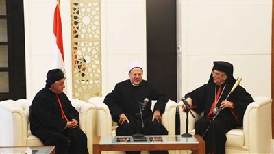 مفتي الجمهورية يستقبل وفدًا من كنيستي المارونية والأرمن الكاثوليك للتهنئة بعيد الفطر