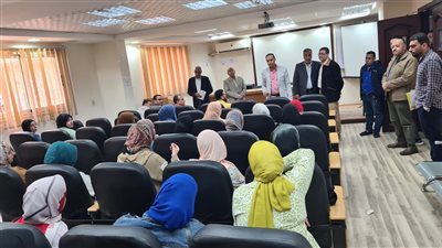 وكيل وزارة الصحة بالبحيرة يستقبل أطباء التكليف الجدد 