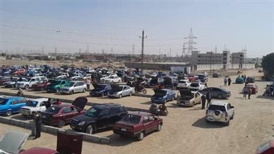 تعليق العمل بسوق السيارات  بسبب إجازة العيد في بني سويف