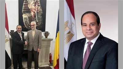 الرئيس السيسى يهنىء الجالية المصرية المسلمة في رومانيا بحلول عيد الفطر المبارك  