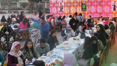 كليات جامعة المنيا تختتم حفلات الإفطار الجماعي 