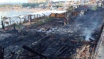 السيطرة على حريق بنادى الصيادلة بكورنيش البحر بالإسكندرية