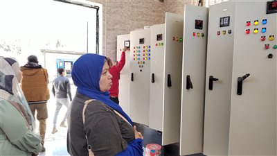 بدء تسليم مشروع الصرف الصحي في مشيرف بالمنوفية 