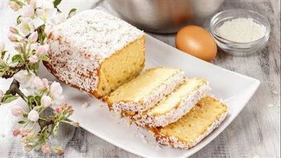 اصنعي كيكة جوز الهند وتمتعي بمذاق شهي في العيد