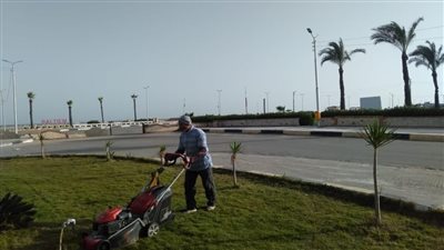 حملات للنظافة والتجميل بمصيف بلطيم استعداداً لعيد الفطر