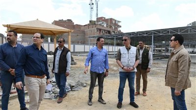 الأنصاري يتفقد إنشاء وتجهيز موقف القاهرة - الفيوم الجديد 