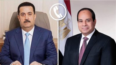 رئيس الوزراء العراقي يهنىء السيسي بحلول عيد الفطر المبارك 