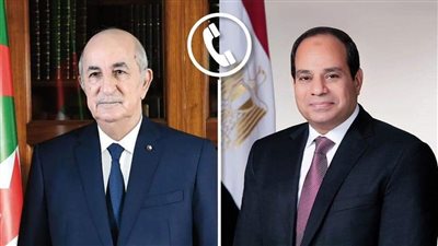 السيسي يهنىء رئيس الجزائر بحلول عيد الفطر المبارك 