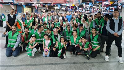 مترو الأنفاق : حملة هنفطر في المحطة وزعت 150 ألف وجبة خفيفة لإفطار صائم بالخط الأول والثاني